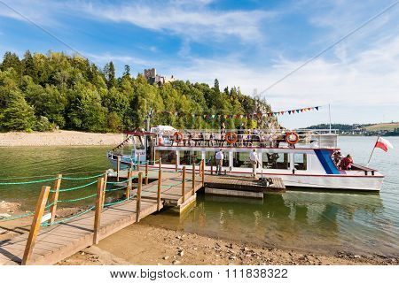 Czorsztyn, Poland - Touris Boat