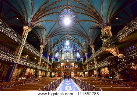 Notre-dame Basilica - Montreal, Canada