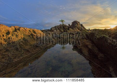 Sunset At Bonzai Rock Pancur Hitam, Labuan FT.