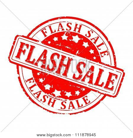 Damaged Round Seal With The Inscription - Flash Sale - Illustration