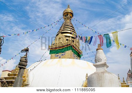 Stupa In The  Nepal