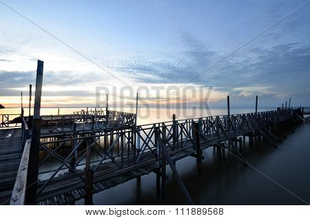 Tanjung Sepat Lover Jetty In The Morning Light