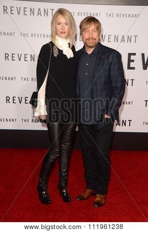 LOS ANGELES - DEC 16:  Janne Tyldum, Morten Tyldum at the The Revenant Los Angeles Premiere at the TCL Chinese Theater on December 16, 2015 in Los Angeles, CA