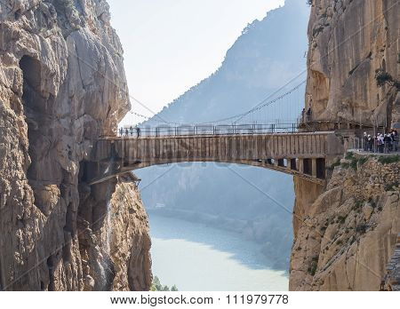 'el Caminito Del Rey' (king's Little Path), World's Most Dangerous Footpath Reopened In May 2015. Ar