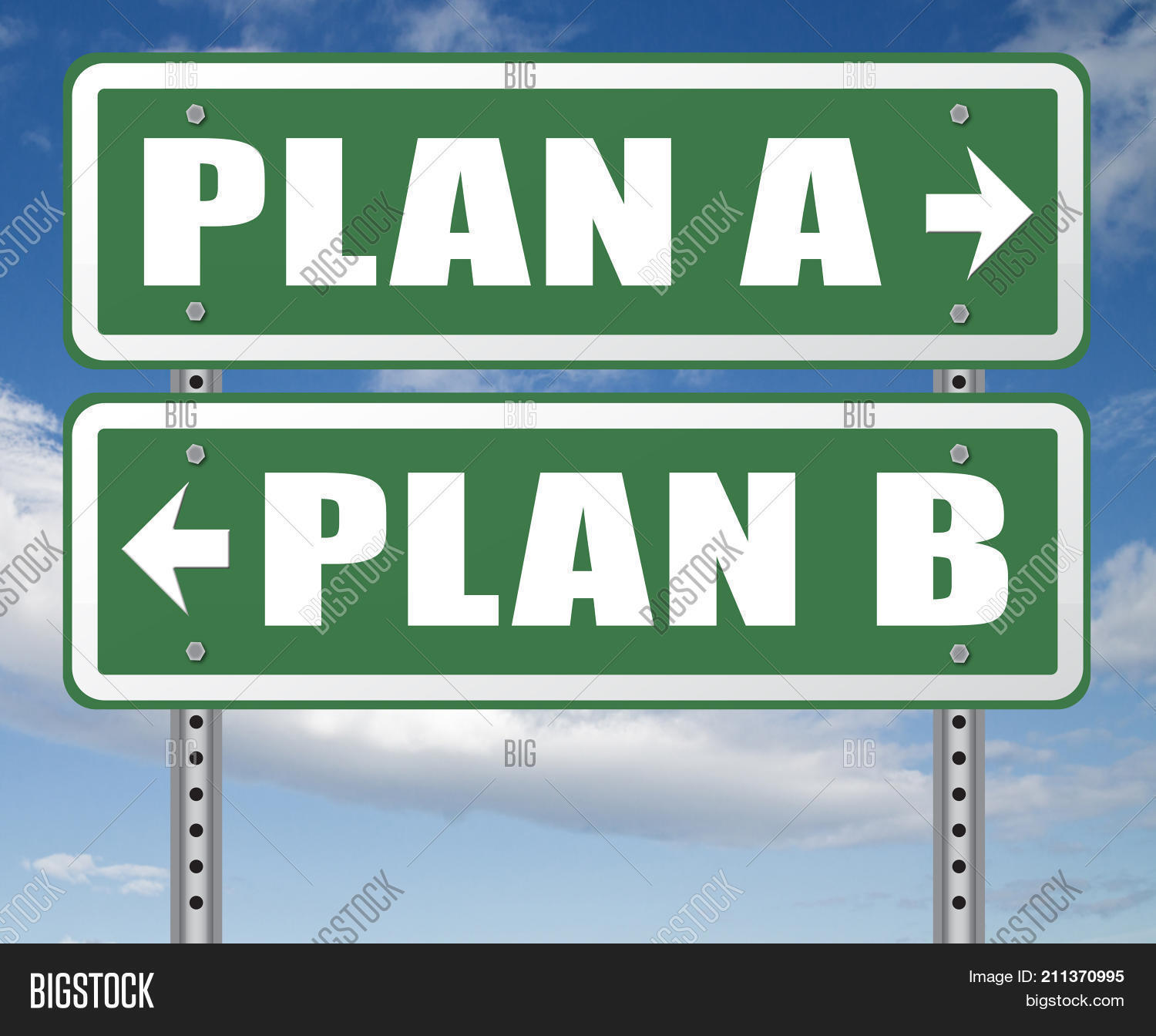 Plan Plan B Backup Image & Photo (Free Trial) | Bigstock