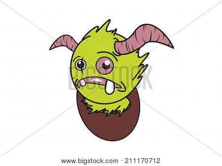 Vector, Illustration or Design Character of Monster