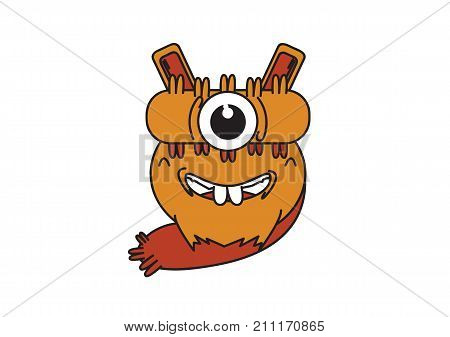 Vector, Illustration or Design Character of Monster One Eye