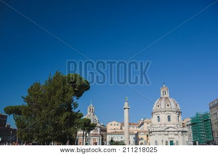 autumn Rome Colosseum Italy travel old tourism