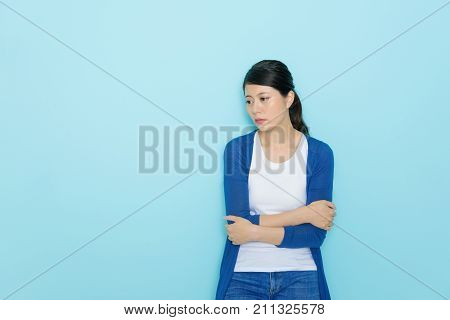 Young Attractive Female Student Getting Lovelorn