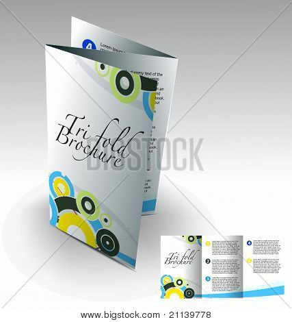 Trippelvikt broschyr Design