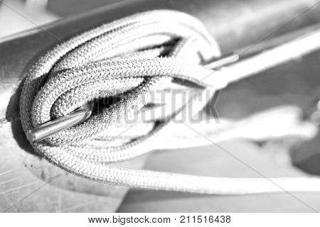 The Concept Of Navigation Whit Vassel Rope