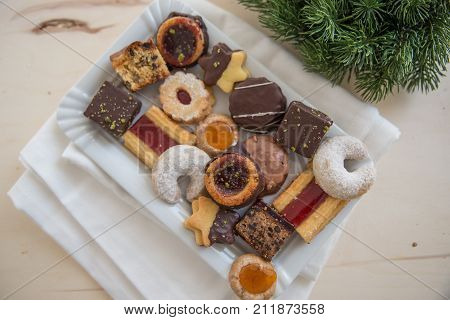 bunch of home made cookies for christmas