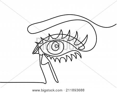 Woman Eye Make Up