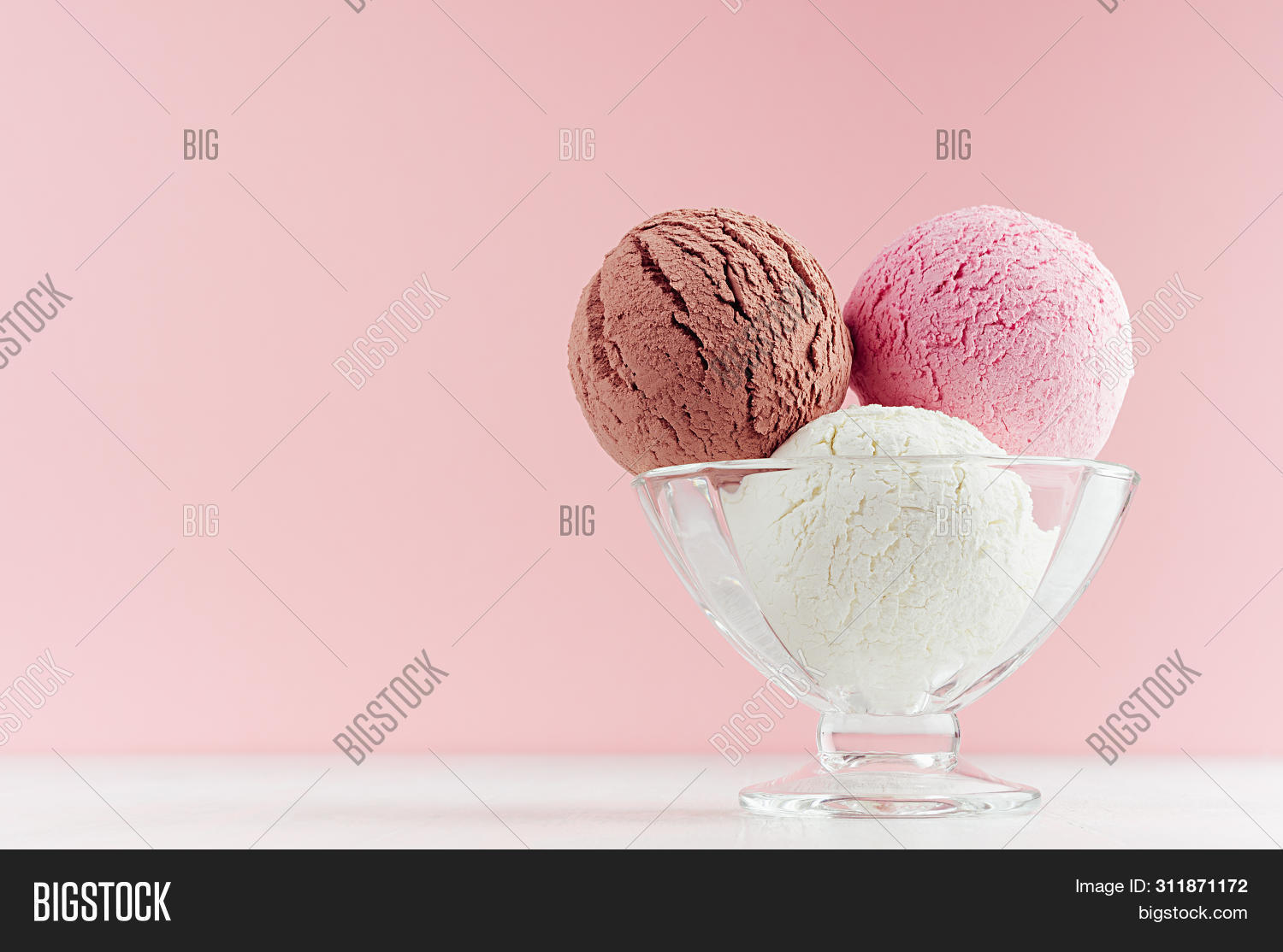 Ice Cream Scoops Image Photo Free Trial Bigstock
