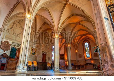 London, Uk - May 22 2018: Southwark Cathedral Has Been A Place Of Christian Worship For More Than 1,