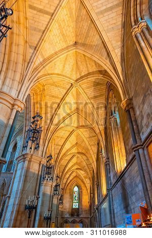 London, Uk - May 22 2018: Southwark Cathedral Has Been A Place Of Christian Worship For More Than 1,