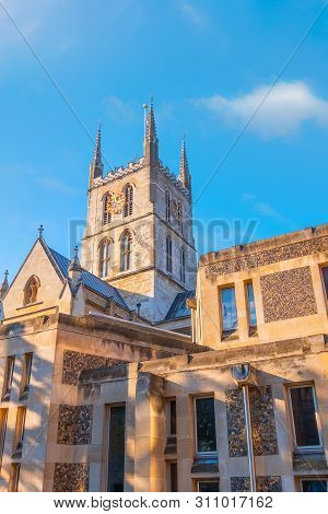 Architecture Of Southwark Cathedral In London, Uk