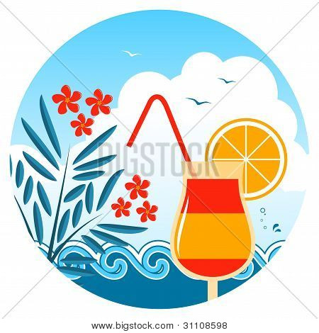 Oleander og stranden Cocktail