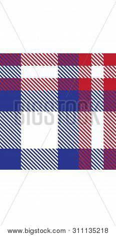 Colourful Classic Modern Plaid Tartan Seamless Print Pattern