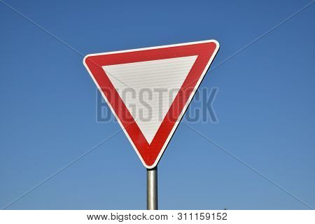 Traffic Sign, Warning On The City Street
