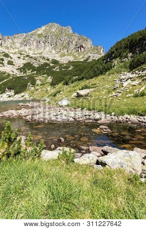 Amazing Landscape Of Samodivski Lakes Near Dzhangal Peak, Pirin Mountain, Bulgaria