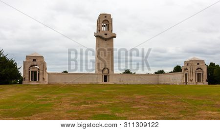 Australian National Memorial Near Villers-bretonneux, France. Memorial To Fallen Australian Soldiers