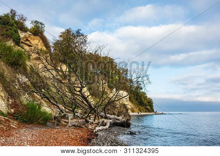 Baltic Sea Coast On The Island Ruegen, Germany.