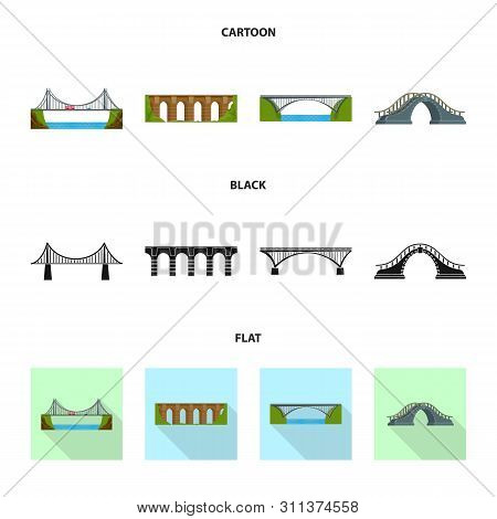 Vector Illustration Of Connection And Design Symbol. Collection Of Connection And Side Stock Vector 