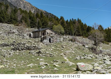 Landscape In Riu Madriu, Escaldes  Engordany, Andorra,