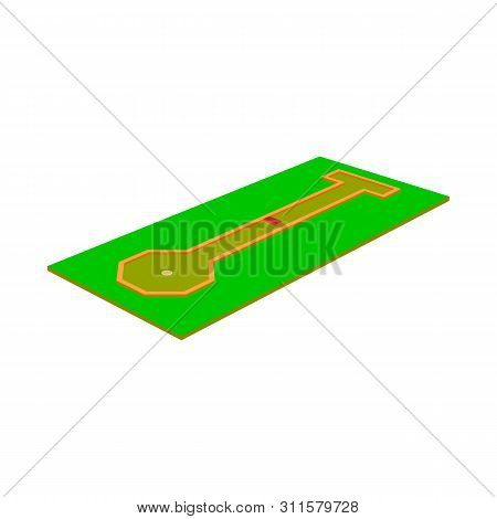 Isolated Object Of Golf And Mini Symbol. Set Of Golf And Field Stock Vector Illustration.