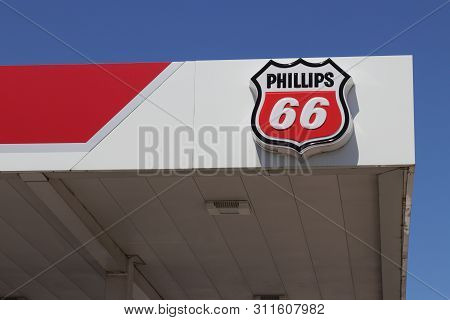Lebanon - Circa July 2019: Phillips 66 Company Retail Location. Phillips 66 Is An American Energy Co