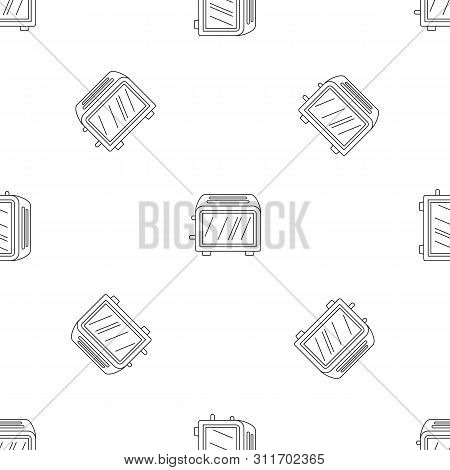Vintage Toaster Pattern Seamless Repeat Geometric For Any Web Design