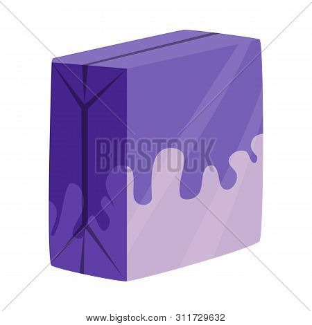 Vector Illustration Of Milk And Box Icon. Collection Of Milk And Nutrition Stock Symbol For Web.