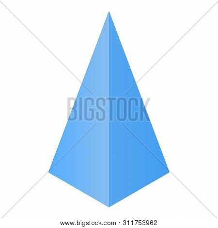 Pyramide Icon. Isometric Of Pyramide Vector Icon For Web Design Isolated On White Background