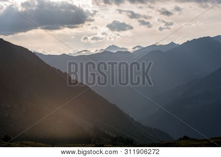 Landscape Of The Parc Natural De La Vall De Sorteny, Pyrenees, Andorra.