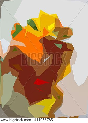 Abstract Colored Texture. Modern Futuristic Pattern. Multicolor Dynamic Background. Decorative Print