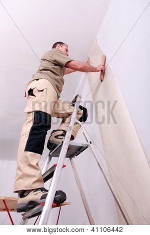 Ściany papering człowiek