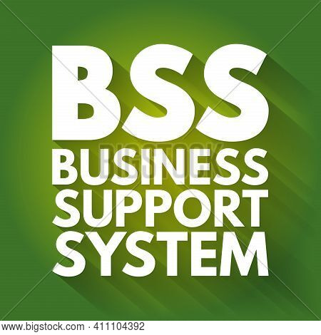 Bss - Business Support System Acronym, Business Concept Background
