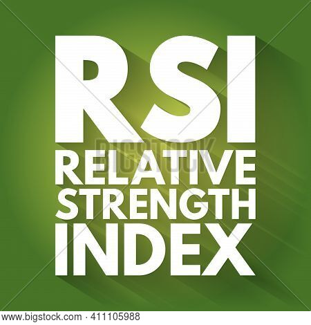 Rsi - Relative Strength Index Acronym, Business Concept Background