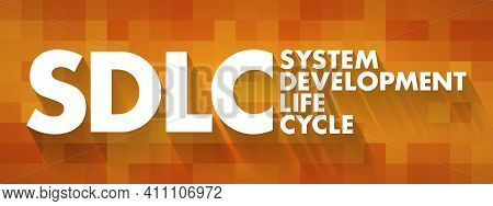 Sdlc - System Development Life Cycle Acronym, Business Concept Background