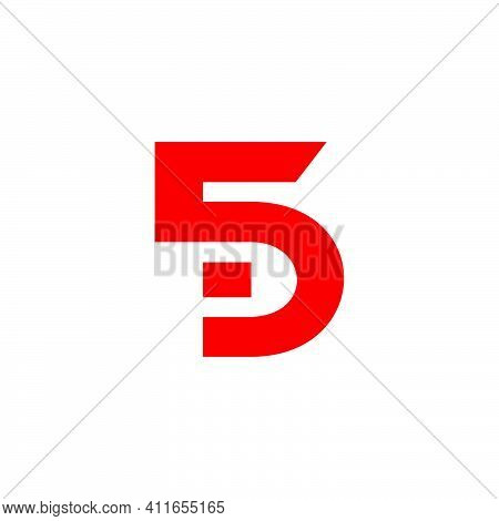 Letter Sc Linked Geometric Simple Flat Line Logo Vector