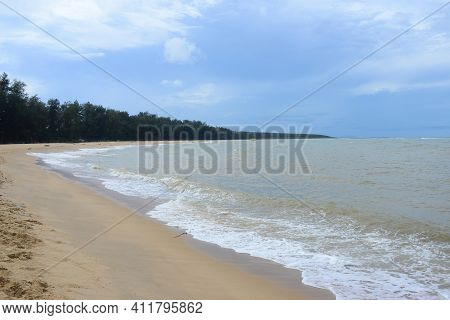 Ao Manao Beach Part Of Ao Manao-khao Tanyong National Park,the Beautiful White Sandy Beaches And Ove