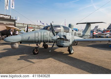 Diamond Da-62 Mpp Surveillance Aircraft On Display At The Paris Air Show. France - Jun 22, 2017
