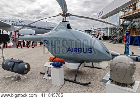 Airbus Military Vsr700 Autonomous Helicopter Drone On Display At The Paris Air Show 2019. France - J