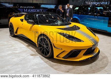 Mansory Lotus Evora Gte Final Edition Sports Car Showcased At The 89th Geneva International Motor Sh