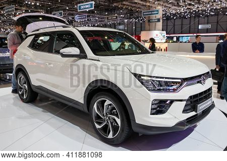 Ssangyong Korando Car At The 89th Geneva International Motor Show. Geneva, Switzerland - March 6, 20