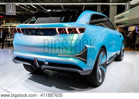 Frankfurt, Germany - Sep 10, 2019: Great Wall Motors Wey-x Concept Car Showcased At The Frankfurt Ia