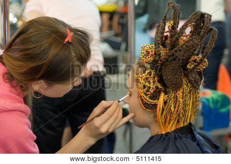 Make-up på Hairdress Contest