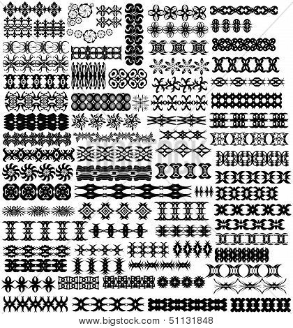 75 vector abstract design elements
