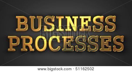 Processer forretningskoncept.
